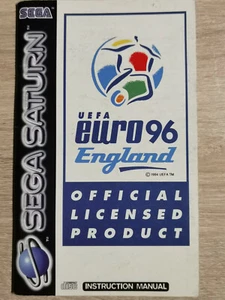 UEFA EURO 96 ENGLAND SEGA SATURN (NOTICE SEUL MANUAL ONLY) - Imagen 1 de 1