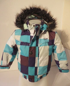 PROTEST ° tolle Winterjacke Gr. 92 kariert Mädchen Kleidung Jacke Anorak Rodel - Bild 1 von 4