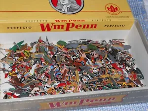 LOT VINTAGE FLAT TIN TOY SOLDIERS ROMANS HEINRICHSEN KILIA KIELER ZINNIFIGUREN - Picture 1 of 7