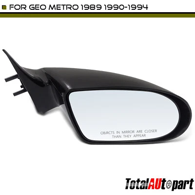 Espejo retrovisor eléctrico con liso no plegable para Geo Metro 1989-1994 pasajero lado derecho Foto 1 de 4