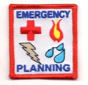 EMERGENCY PLANNING Iron On Patch Medical Emergency - Picture 1 of 1