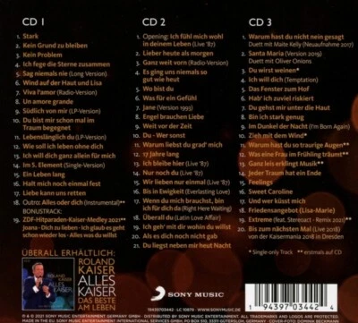 ROLAND KAISER - ALLES KAISER 2 (STARK WIE NIE)  3 CD NEU - Bild 1 von 2