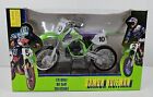 SIGNED Damon Huffman Racing Champions 1/9 Scale Die Cast Kawasaki Motorcycle NIB