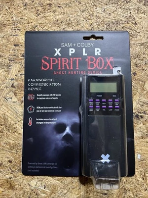 Sam & Colby XPLR Spirit Box Ghost Hunting Dispositivo de Comunicación Paranormal Nuevo Foto 1 de 2
