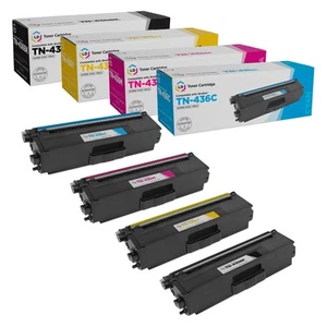 Juego de 4 tóneres compatibles LD para Brother TN-436 TN436 BCMY HL-L8360CDW MFC-L8900CDW - Imagen 1 de 9