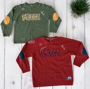 Two Vintage Mecca Brand Youth Sized Sweaters - Picture 1 of 10