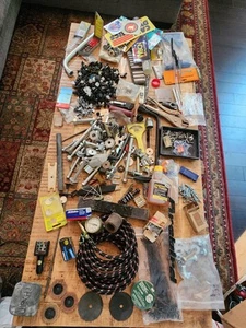 Mechanic Tool Lot Vise grip Craftsman Drill Set Hardware Cutter Brush Knife MORE - Picture 1 of 22