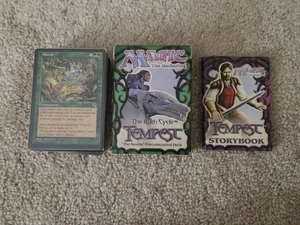MTG TEMPEST - The Swarm Preconstructed Deck LP + Tempest Storybook - Picture 1 of 23