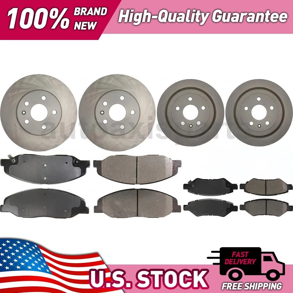 Front and Rear Centric Parts Disc Brake Upgrade Kit for 2008-2014 Cadillac CTS - Image 1 of 1