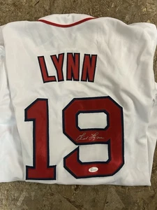 FRED LYNN SIGNED AUTOGRAPHED AUTO JERSEY JSA COA BOSTON RED SOX - Picture 1 of 4
