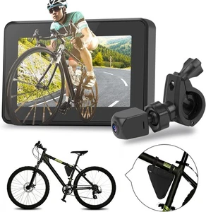 Telecamera posteriore per bicicletta con parasole monitor 4,3''HD 1080P - Foto 1 di 14