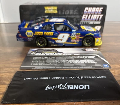 Chase Elliott #9 Napa Texas Win Raced Version 2014 Camaro Nascar Die-Cast 1/24 - Image 1 of 4