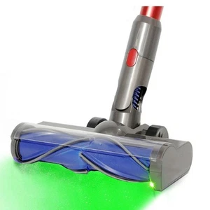 Anti Entanglement Brush Head For V7 / V8 / V10 / V11 / V15 Vacuums Green Light - Picture 1 of 7
