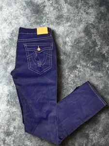Jeans True Religion uomo 36 blu invecchiato slim fit gamba dritta denim Dsgner - Foto 1 di 9