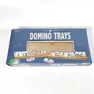 Solid Wood Domino Trays - Box of 4 - Picture 1 of 5