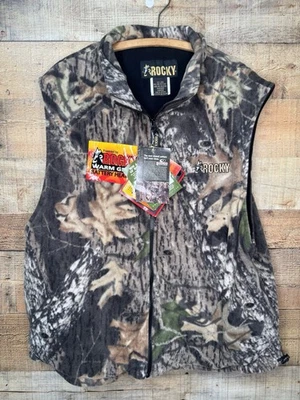 Rocky Mossy Oak Camo Fleece Vest Battery Heated NEW XXXL Hunting *NO BATTERY* - Image 1 of 4