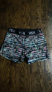Victoria’s Secret Women’s VSX Tropical Pattern Athletic Shorts Size Large - Picture 1 of 3