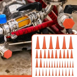 42Pcs Hydraulic Oil Service Plugs Joints Industrial Hydraulic Hose - Picture 1 of 7