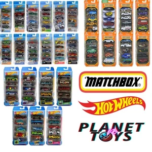 Hot Wheels / Matchbox 5 Autos Pack sortiert (Nissan, F1, Fast & Furious, Nightbur - Bild 1 von 22