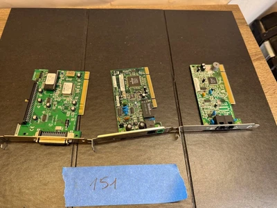 Adaptec AHA-2940AU + Broadcom BCM4212 + PCtel PCT789T-C PCI Cards - Image 1 of 4