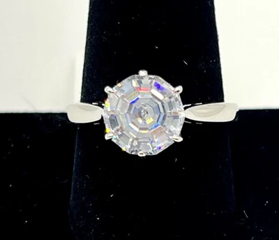 Charles Winston For Bella Luce White CZ 925 Scintillant Web-Cut Ring Size 10 - Image 1 of 4