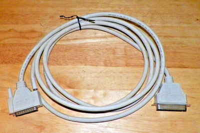 PARALLEL PRINTER CABLE - ~10' - Off-White - IEEE 1284 Compliant - VGUC - Image 1 of 4
