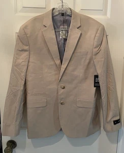 Express Men NWT Blazer-38s Slim- beige/tan- 2 Button Closure - Picture 1 of 12