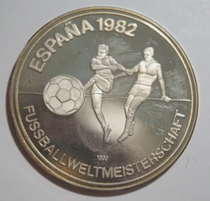 Medaille, Fußball WM Spanien 1982, Silber - Bild 1 von 2