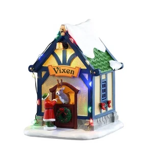 Lemax Santa s Wonderland Village Vixen s Den con luci scintillanti 54532 - Foto 1 di 4