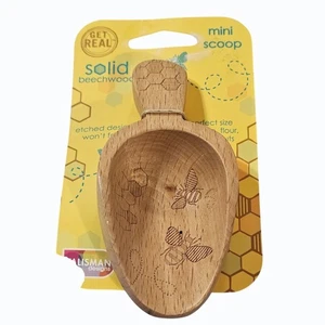 Talisman Designs Lasergeätzte Buchenholz Mini Schaufel, Honigbienen-Kollektion NEU - Bild 1 von 6
