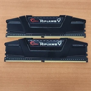 G.Skill Ripjaws V Series 8GB (2x4GB) DDR4 Ram 3200MHz F4-3200C16D-8GVKB - Picture 1 of 3