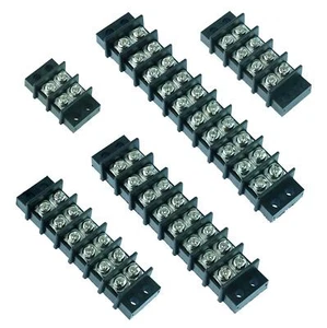 2 to 12 Way Screw Barrier Terminal Block Strip Connector - Picture 1 of 9