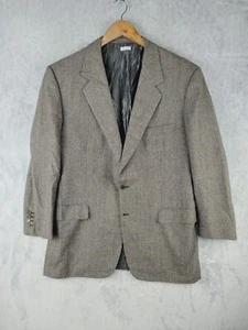 Brioni Blazer Men Size 44R Traiano Prince of Wales Check Sport coat Cashmere - Picture 1 of 15
