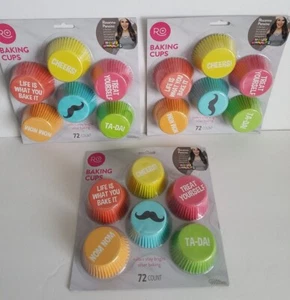 NEU (Menge 3) 72 Wilton Rosanna Pansino Cupcake Liner & Backformen, 216 CT  - Bild 1 von 3