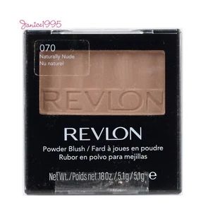 REVLON Pressed Powder Blush Compact #070 NATURALLY NUDE - Picture 1 of 1