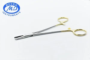 TC MAYO HEGAR NEEDLE HOLDER 6.25”, SERRATED SURGICAL NEEDLE DRIVER PREMIUM - Picture 1 of 21
