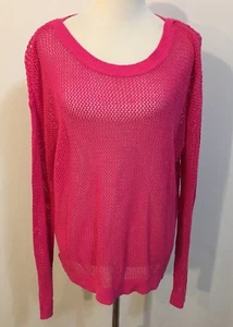 Prenda para el torso I Jeans by Buffalo suéter talla S pequeña para mujer rojo abierto tejido manga larga - Imagen 1 de 8