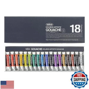 Holbein Artist Gouache Set G703 : 18 x 5 ml Tuben - Bild 1 von 4