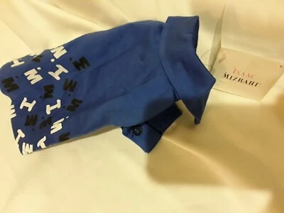 Camisa de campamento azul real para perros mascotas de Isaac Mizrahi, XXS Foto 1 de 3