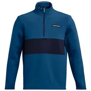 NEW Mens $100 UNDER ARMOUR Storm Daytona 1/2 Zip Golf Pullover Varsity Blue XXL - Picture 1 of 9