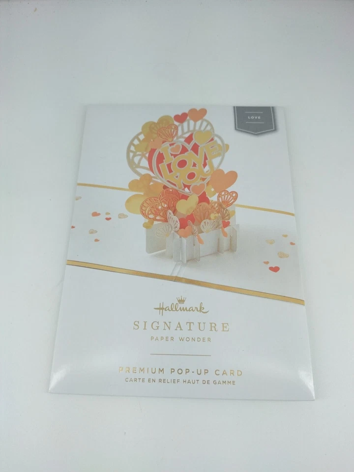 Hallmark Signature Paper Wonder I Love You Pop-Up Card Valentine's Birthday Day - Image 1 of 3