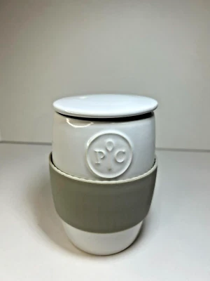 Ceramic Egg Cooker Pampered Chef Model Number 1529 -Microwave-No Box - Image 1 of 4