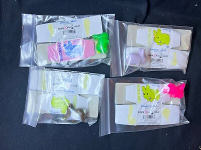 Kidrobot SMORKIN' LABBIT Serie 2 Mini Figuras de Vinilo Lote de 4 Firmadas por el P. Kozik Foto 1 de 4