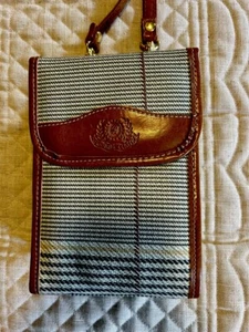 Small Crossbody Bag Original Classic Wallet Bag Organizer W/Zippers 5 X7” VGC - Picture 1 of 10