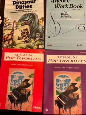 Лот из 4 Винтажных Деталей Динозавров Уэсли Шаума, Теоретическая Книга, Поп-фавориты - Изображение 1 из 2