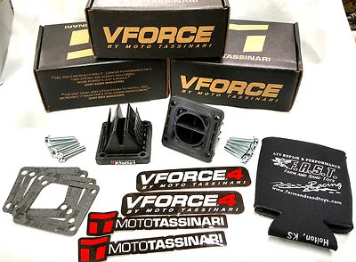 Yamaha Banshee NEW V Force 4 Reeds Reed valves YFZ350 RZ350 VFORCE4 FREE KOOZIE - Image 1 of 2