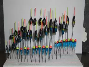 OXBOW POLE FLOATS 0.1gr - 1.5gr COMMERCIAL CARP LAKE CANAL RIVER - Picture 1 of 13