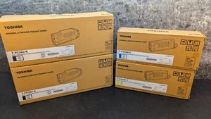 🔥Lot Of 4 NEW🔥 OEM Toshiba Black T-FC34U-K, Cyan T-FC34U-C, Yellow T-FC34U-Y - Picture 1 of 14