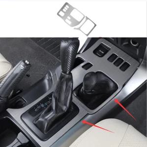 For Toyota Prado FJ120 2003-2009 Stainless Central Console Gear Shift Panel Trim - Picture 1 of 4