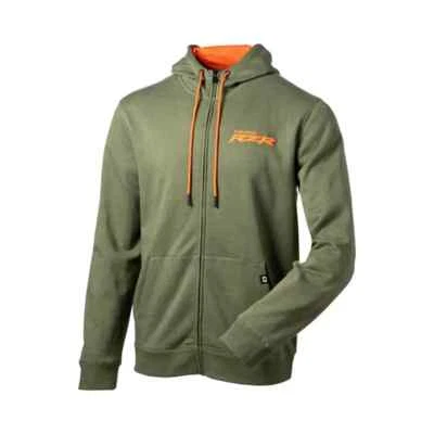 Polaris Men's RZR Logo Full Zip Hoodie, Olive | 2864725 - Image 1 of 2